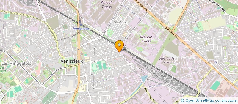 localisation de l'entreprise MONSIEUR DRISS OUALI  VENISSIEUX