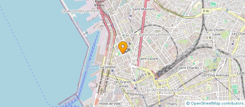 localisation de l'entreprise MONSIEUR DRISS OUBELKACEM  MARSEILLE