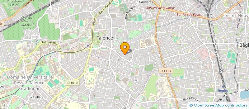 localisation de l'entreprise MONSIEUR DRISS OUKHMAMOU  TALENCE