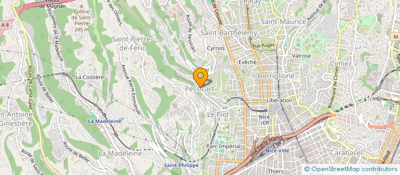 localisation de l'entreprise MONSIEUR DRISS OUKILI  NICE