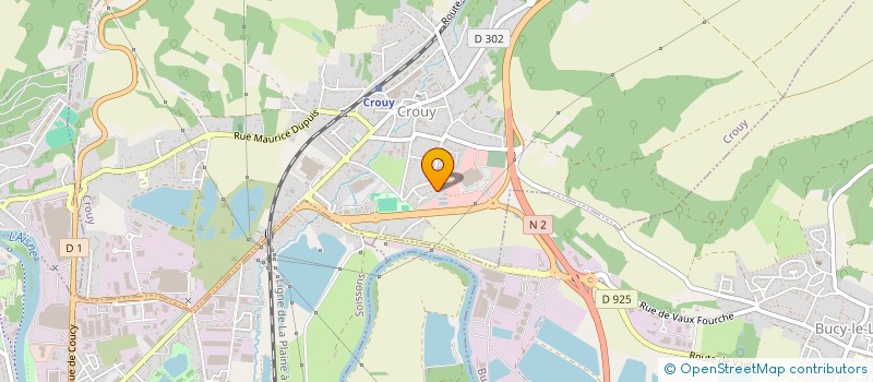 localisation de l'entreprise MONSIEUR DRISS PORTELETTE  CROUY