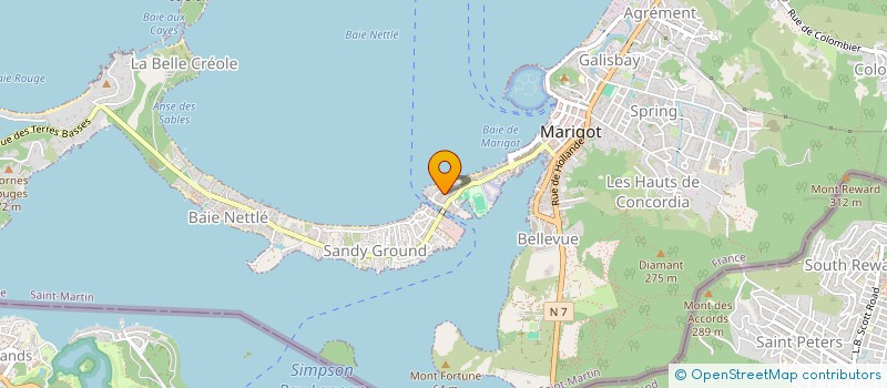 localisation de l'entreprise MONSIEUR DRISS RAMOS  SAINT-MARTIN