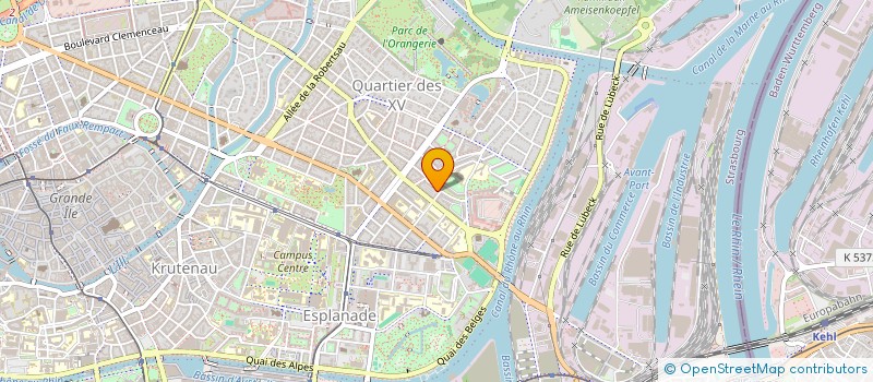 localisation de l'entreprise MONSIEUR DRISS REGRAGUI  STRASBOURG