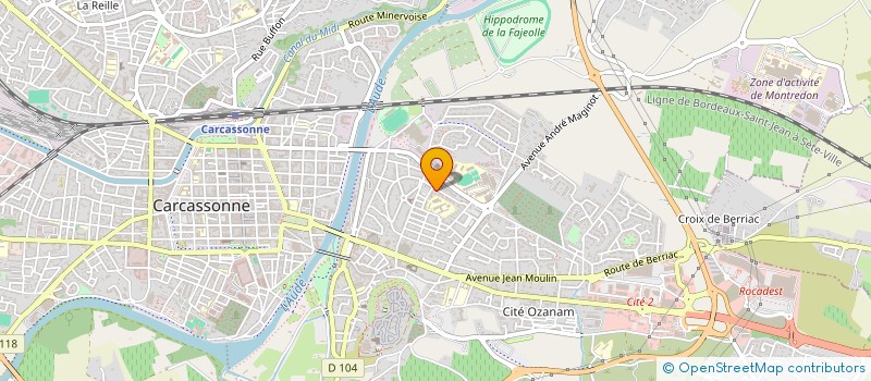 localisation de l'entreprise MONSIEUR DRISS RHOUDANI à CARCASSONNE