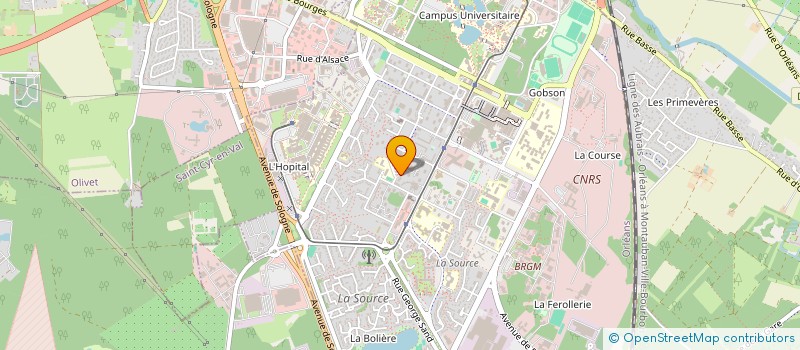 localisation de l'entreprise MONSIEUR DRISS RHOULAM à ORLEANS