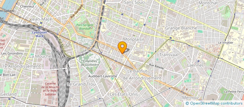 localisation de l'entreprise MONSIEUR DRISS SAAF à LYON
