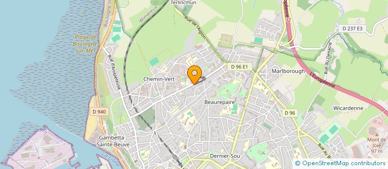 localisation de l'entreprise MONSIEUR DRISS SAGHIRI  BOULOGNE-SUR-MER