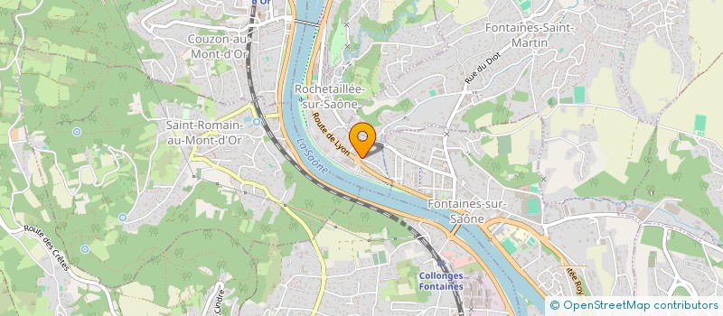 localisation de l'entreprise MONSIEUR DRISS SAHNOUN  ROCHETAILLEE-SUR-SAONE