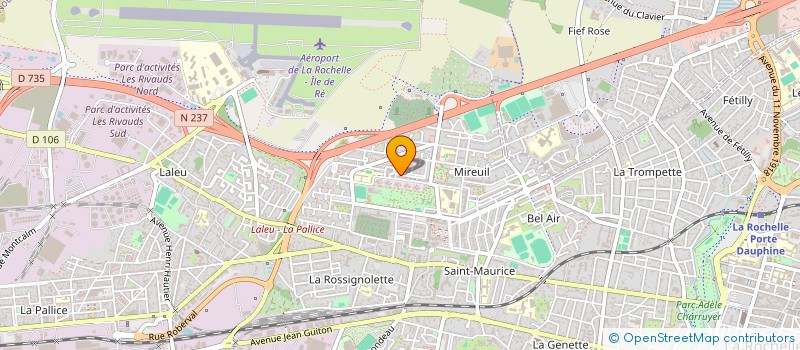 localisation de l'entreprise MONSIEUR DRISS SALLAK  LA ROCHELLE