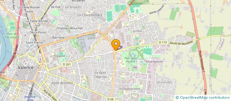 localisation de l'entreprise MONSIEUR DRISS SANAIDA  VALENCE