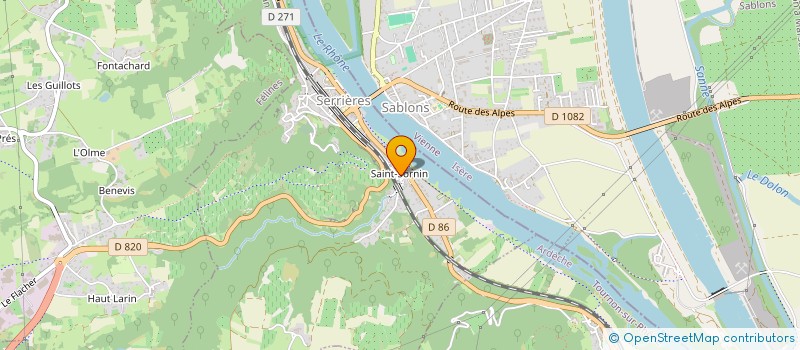 localisation de l'entreprise MONSIEUR DRISS SIDI BOULENOUAR  SERRIERES