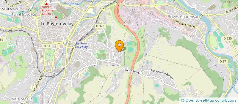 localisation de l'entreprise MONSIEUR DRISS SOUIRTI  LE PUY-EN-VELAY