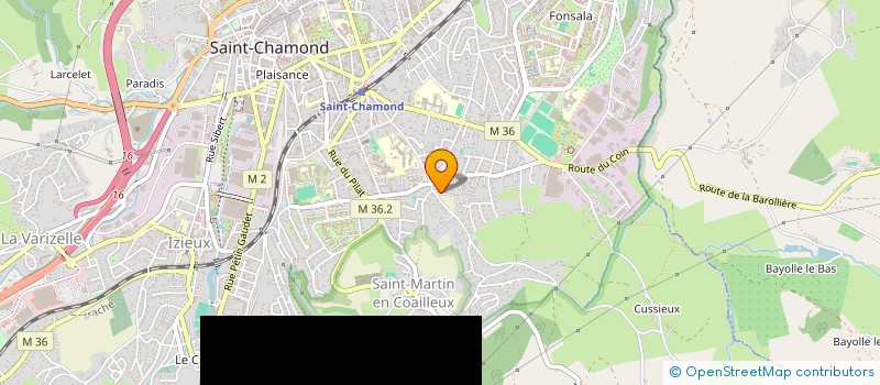 localisation de l'entreprise MONSIEUR DRISS ZEGUELLI PLAVINET  SAINT-CHAMOND