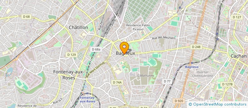 localisation de l'entreprise MONSIEUR DRISSA DOUMBIA à BAGNEUX