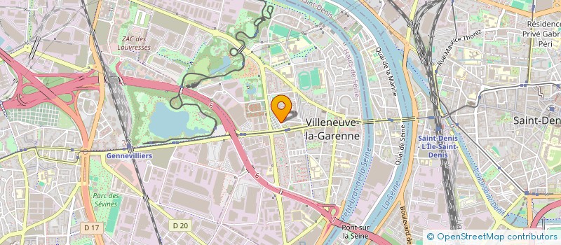 localisation de l'entreprise MONSIEUR DRISSA SOUMARE  VILLENEUVE-LA-GARENNE