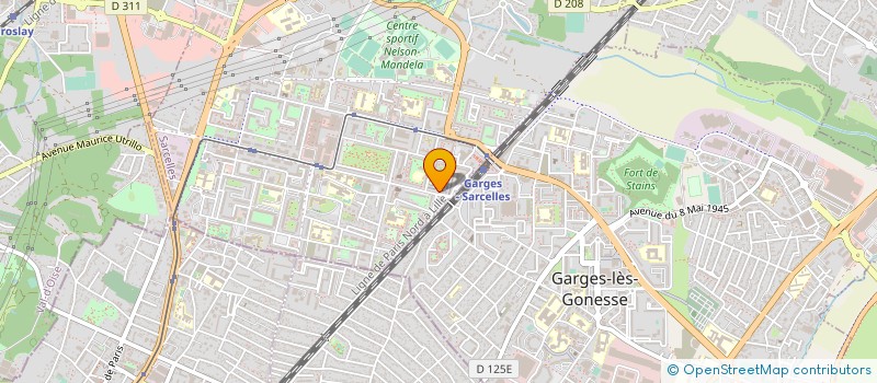 localisation de l'entreprise MONSIEUR DRISSA TRAORE à SARCELLES