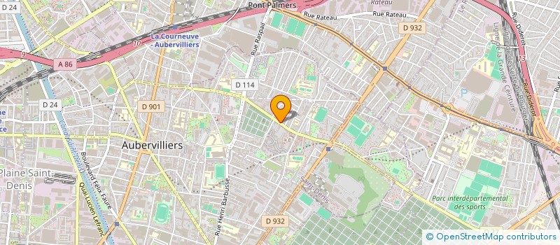 localisation de l'entreprise MONSIEUR DRISSA TRAORE à AUBERVILLIERS