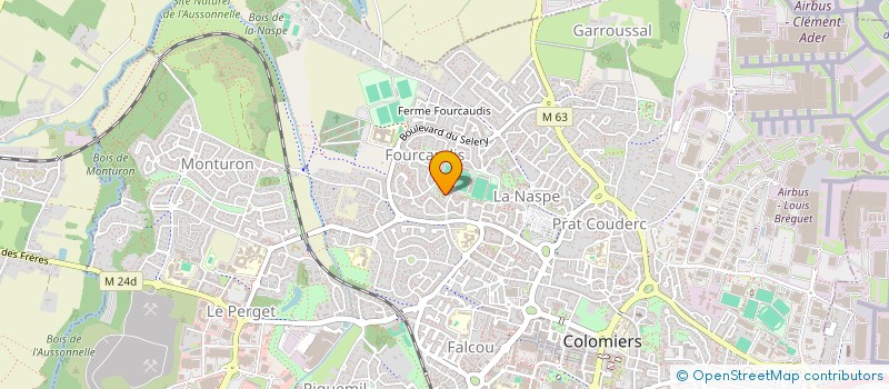 localisation de l'entreprise MONSIEUR DRISSA TRAORE à COLOMIERS