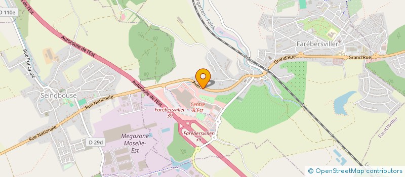 localisation de l'entreprise MONSIEUR DRISSE BADAOUI  FAREBERSVILLER