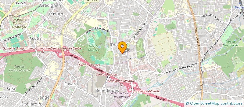 localisation de l'entreprise MONSIEUR DRITAN ARIFI  TALENCE