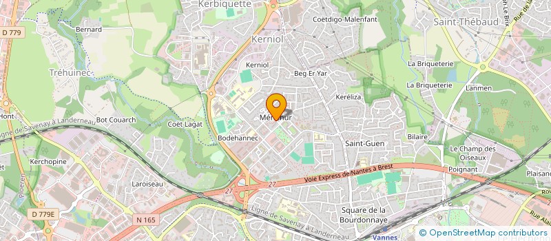 localisation de l'entreprise MONSIEUR DRITON BINAKU à VANNES