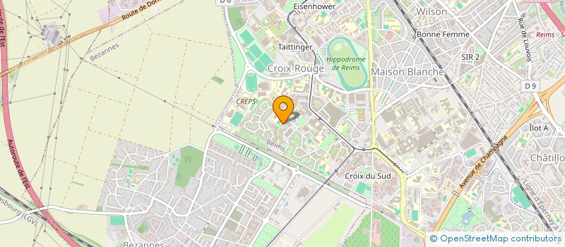 localisation de l'entreprise MONSIEUR DRITON KALLUDRA  REIMS