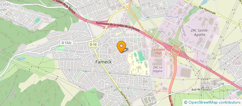 localisation de l'entreprise MONSIEUR DRITON RAMAN  FAMECK