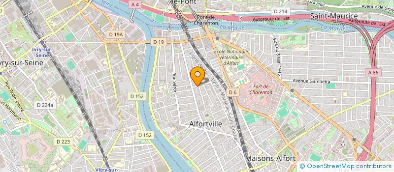 localisation de l'entreprise MONSIEUR DRO GEVORGYAN à ALFORTVILLE