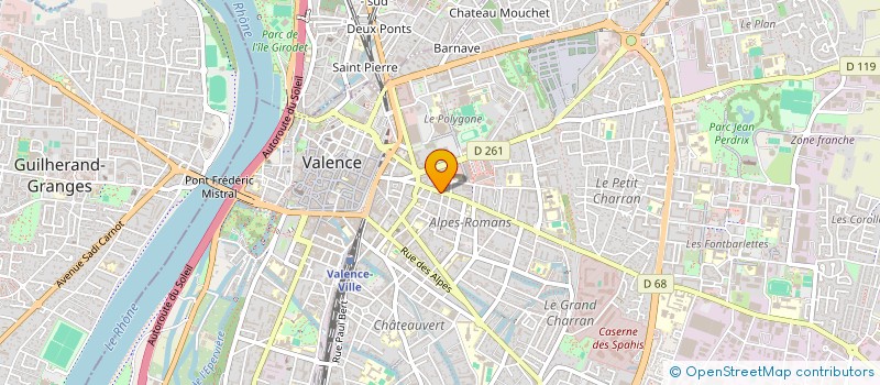 localisation de l'entreprise MONSIEUR DRYSS SAGET  VALENCE