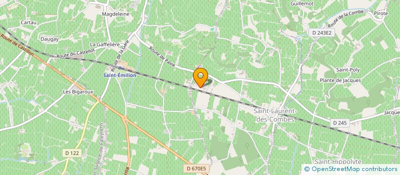 localisation de l'entreprise MONSIEUR DU DE LATOUR  SAINT-EMILION