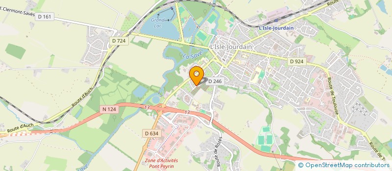 localisation de l'entreprise MONSIEUR DUARTE DOS SANTOS MONTEIRO  L'ISLE-JOURDAIN