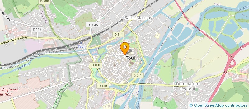 localisation de l'entreprise MONSIEUR DUARTE FONSECA  TOUL