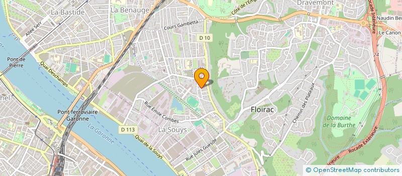 localisation de l'entreprise MONSIEUR DUARTE MANUEL SANTANA OLIVIERA  FLOIRAC