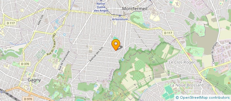 localisation de l'entreprise MONSIEUR DUARTE NORBERTO GONCALVES  MONTFERMEIL