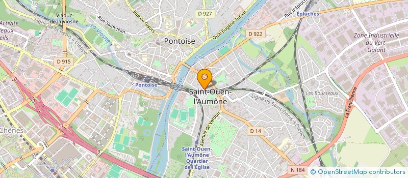 localisation de l'entreprise MONSIEUR DUBOIS CHRISTOPHE  SAINT-OUEN-L'AUMONE