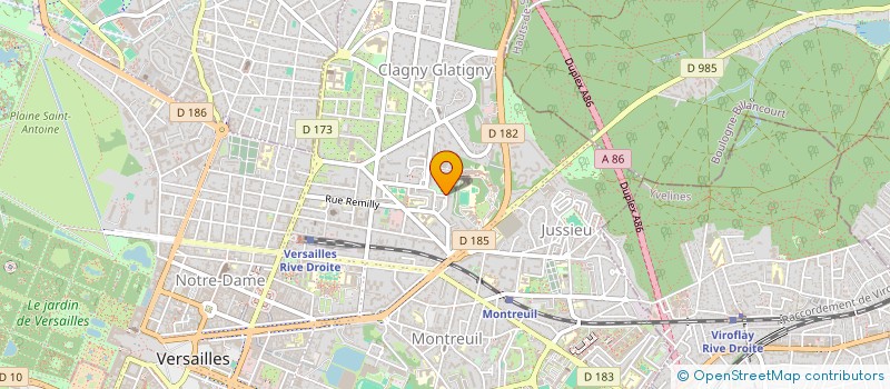 localisation de l'entreprise MONSIEUR DUC-ANH VUONG à VERSAILLES
