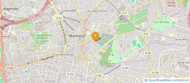 localisation de l'entreprise MONSIEUR DUC DANG VU à MONTREUIL