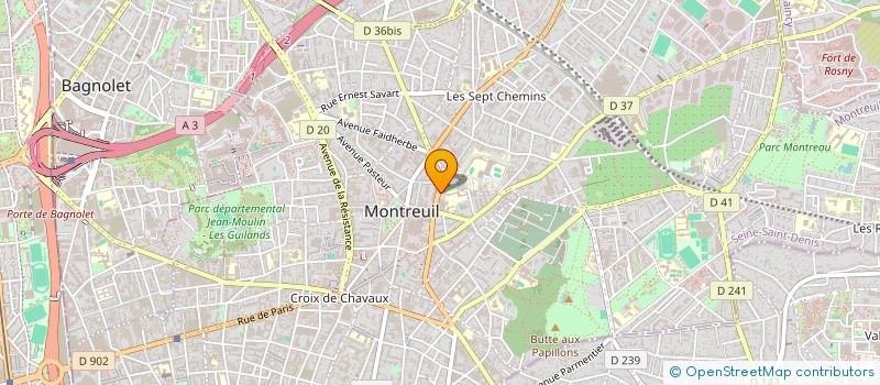 localisation de l'entreprise MONSIEUR DUC-HAI LUONG  MONTREUIL