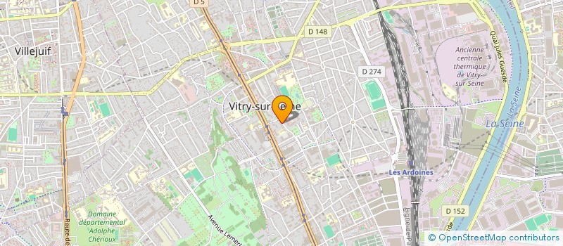 localisation de l'entreprise MONSIEUR DUC MANH VU  VITRY-SUR-SEINE
