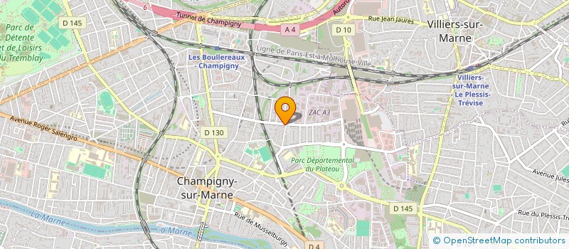 localisation de l'entreprise MONSIEUR DUC PHAM à CHAMPIGNY-SUR-MARNE