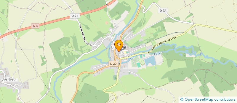 localisation de l'entreprise MONSIEUR DUCHESNE JULIEN  BLAMONT