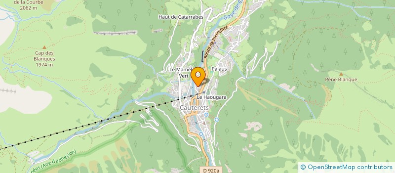 localisation de l'entreprise MONSIEUR DUFAUD BLANC à CAUTERETS