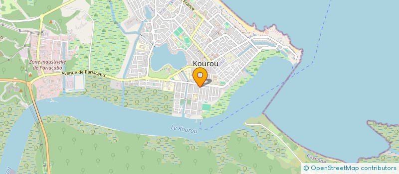 localisation de l'entreprise MONSIEUR DUJO BOJOLLY  KOUROU