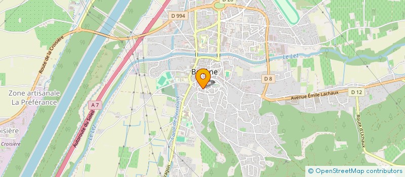 localisation de l'entreprise MONSIEUR DUMAR TRAORE  BOLLENE