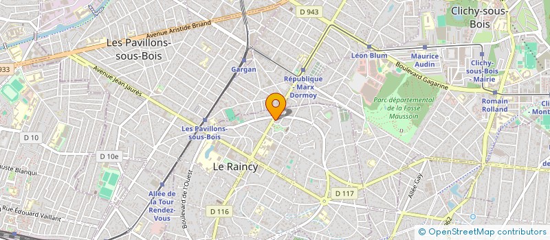 localisation de l'entreprise MONSIEUR DUMITREL VLAD à LE RAINCY
