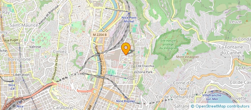 localisation de l'entreprise MONSIEUR DUMITRI-RAZVAN IHIMOV à NICE