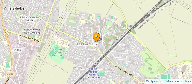 localisation de l'entreprise MONSIEUR DUMITRU AGAFITEI à GONESSE