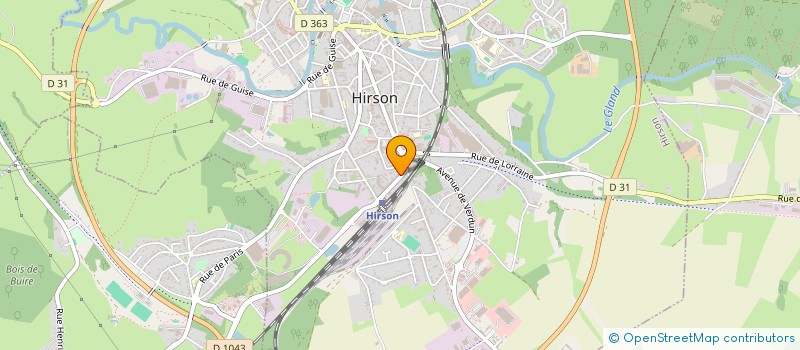 localisation de l'entreprise MONSIEUR DUMITRU ANTOCI  HIRSON