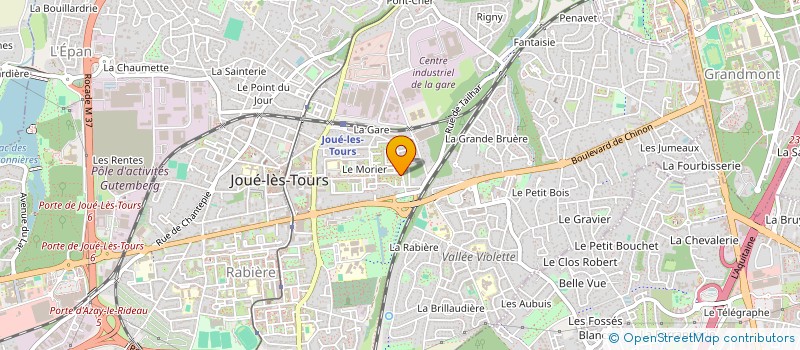 localisation de l'entreprise MONSIEUR DUMITRU-ANTON ENCEA  JOUE-LES-TOURS