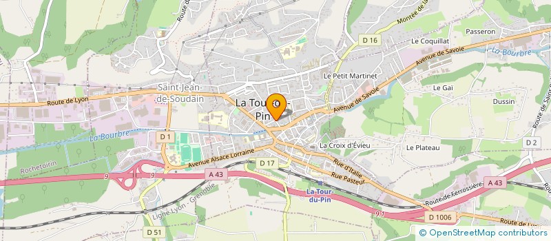 localisation de l'entreprise MONSIEUR DUMITRU APOSTOL  LA TOUR-DU-PIN